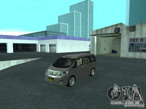 Toyota Alphard G Premium Taxi indonesia para GTA San Andreas