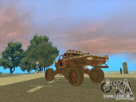 Jeep from Red Faction Guerrilla para GTA San Andreas