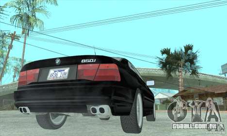 BMW 850i para GTA San Andreas