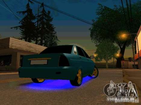 LADA 2170 Priora Gold Edition para GTA San Andreas