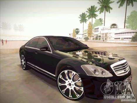 Mercedes-Benz S 500 Brabus Tuning para GTA San Andreas