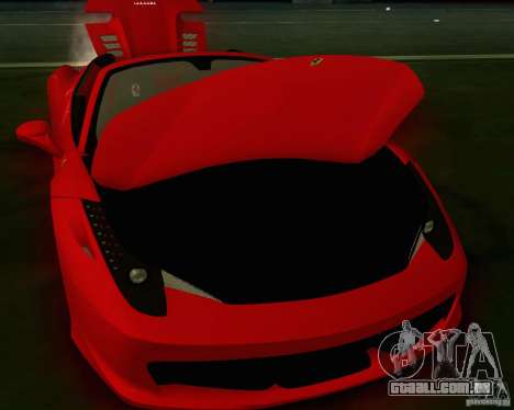 Ferrari 458 Spider para GTA San Andreas