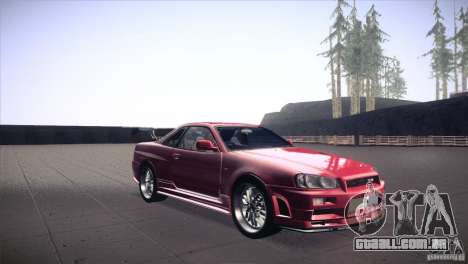 Nissan Skyline R34 para GTA San Andreas