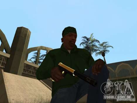 Armas de ouro de Pak para GTA San Andreas