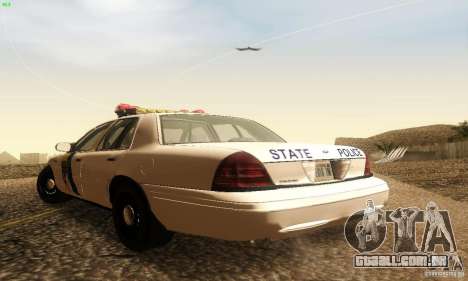 Ford Crown Victoria New Jersey Police para GTA San Andreas