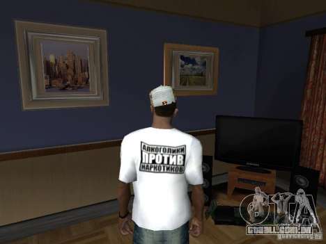 T-shirt com Homer para GTA San Andreas