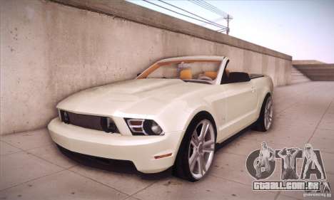Ford Mustang 2011 Convertible para GTA San Andreas
