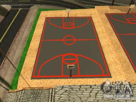 A nova quadra de basquete para GTA San Andreas