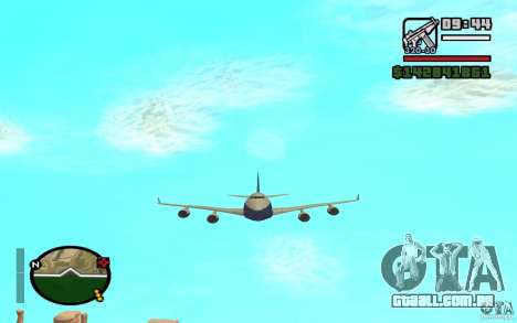 Boeing 747 serie 8 para GTA San Andreas