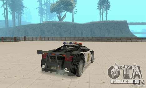 Lamborghini Gallardo Cop V1.0 para GTA San Andreas