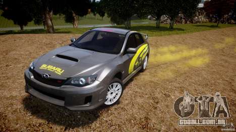 Subaru Impreza WRX STi 2011 Subaru World Rally para GTA 4