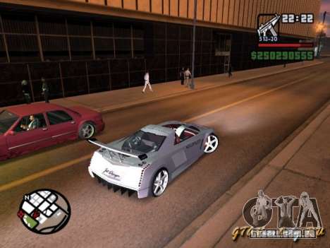 Cadillac Cien The SHARK DREAM Tuning para GTA San Andreas