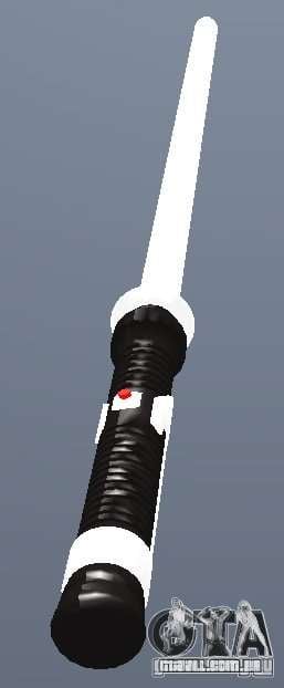 Lightsabre v2 White para GTA San Andreas