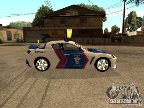 Mazda RX-8 Police para GTA San Andreas