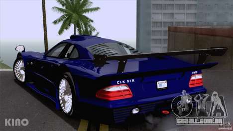 Mercedes-Benz CLK GTR Road Carbon Spoiler para GTA San Andreas