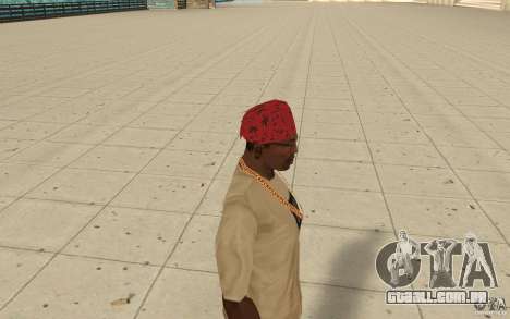 Bandana vermelha Maryshuana para GTA San Andreas