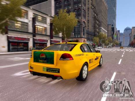 Holden NYC Taxi V.3.0 para GTA 4