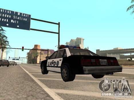 LVPD Police Car para GTA San Andreas