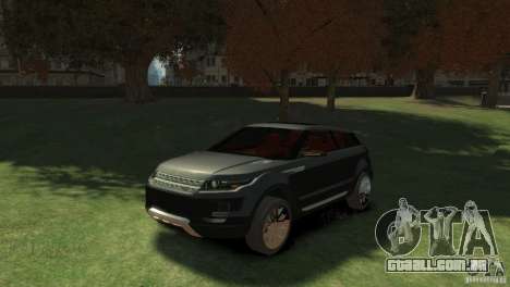 Land Rover Rang Rover LRX Concept para GTA 4