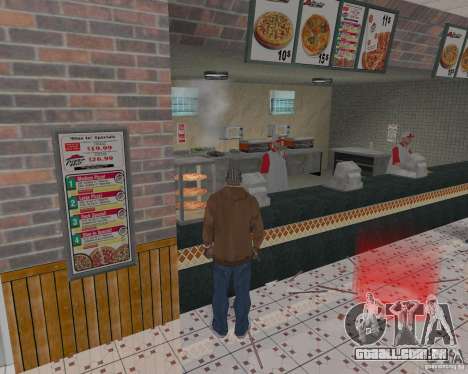 Novas texturas de restaurantes e lojas para GTA San Andreas