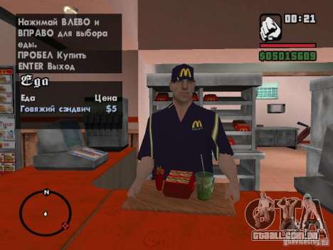 Mc Donalds para GTA San Andreas