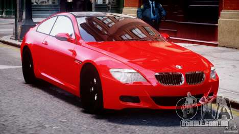 BMW M6 Orange-Black Bullet para GTA 4