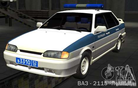 Polícia PPP VAZ 2115 para GTA San Andreas