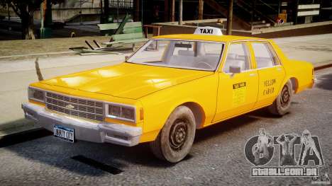 Chevrolet Impala Taxi v2.0 para GTA 4