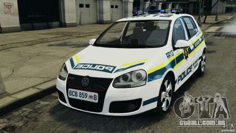 Volkswagen Golf 5 GTI South African Police [ELS] para GTA 4