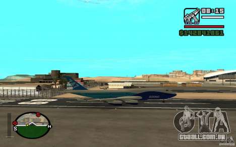 Boeing 747 serie 8 para GTA San Andreas