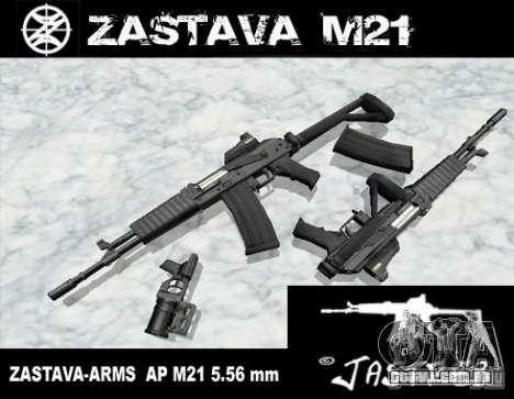 Zastava Arms M21 Final para GTA San Andreas