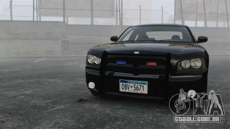 Dodge Charger RT Hemi FBI 2007 para GTA 4