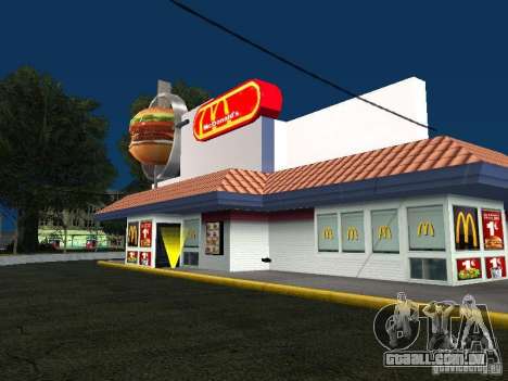 Mc Donalds para GTA San Andreas