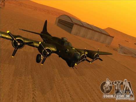 G B-17 Flying Fortress (versão Nightfighter) para GTA San Andreas