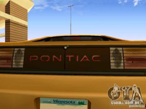 Pontiac Fiero V8 para GTA San Andreas