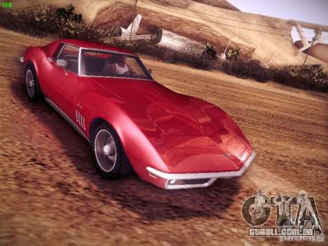 Chevrolet Corvette Stingray 1968 para GTA San Andreas