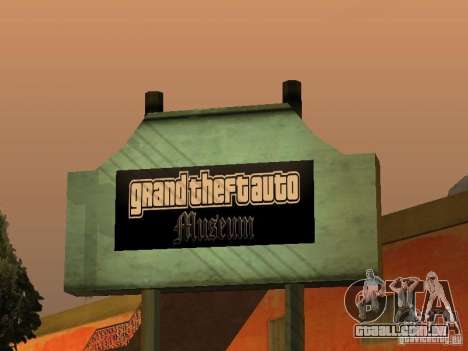 GTA Museum para GTA San Andreas