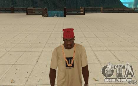 Bandana vermelha Maryshuana para GTA San Andreas