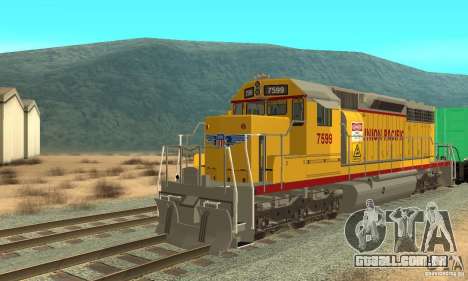 Locomotiva SD 40 Union Pacific para GTA San Andreas