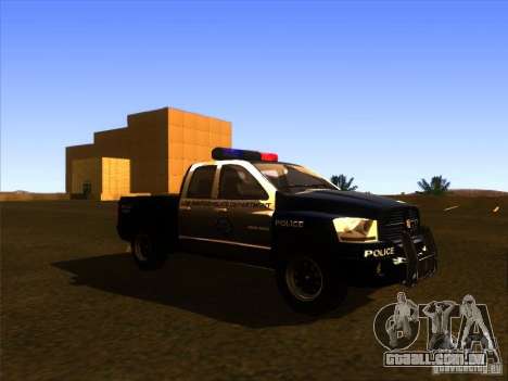 Dodge Ram 1500 Police para GTA San Andreas