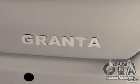 Lada VAZ-2190 Granta Grant para GTA San Andreas