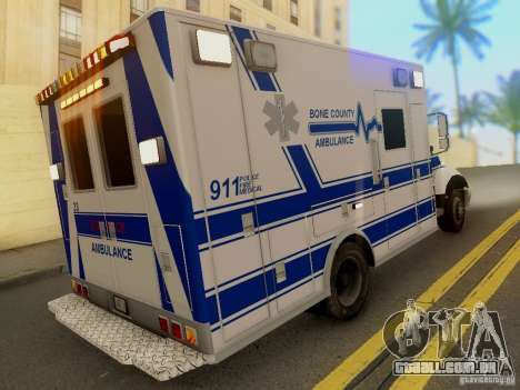 Freightliner Bone County Police Fire Medical para GTA San Andreas