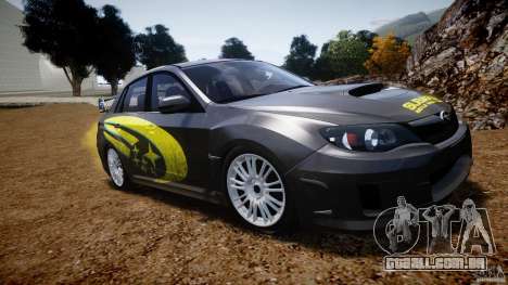 Subaru Impreza WRX STi 2011 Subaru World Rally para GTA 4