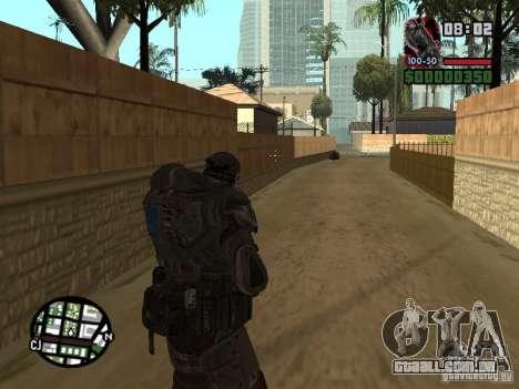 Marcus Fenix do Gears of War 2 para GTA San Andreas