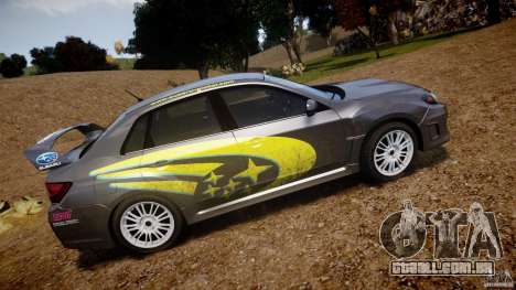 Subaru Impreza WRX STi 2011 Subaru World Rally para GTA 4