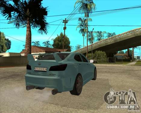 2007 Lexus IS350 para GTA San Andreas