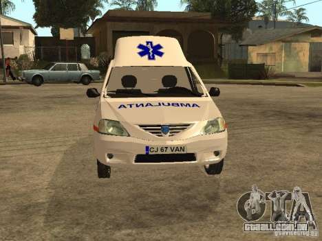 Dacia Logan Ambulanta para GTA San Andreas