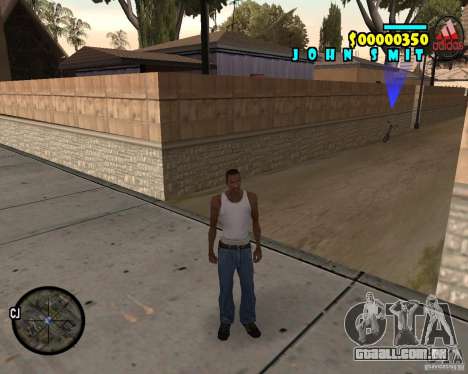 HUD Adidas para GTA San Andreas