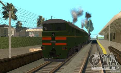Locomotiva 2te116 para GTA San Andreas