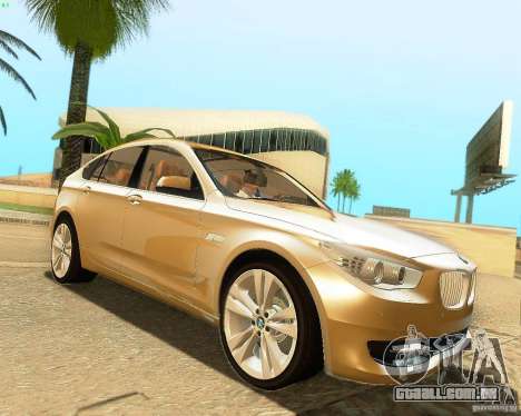 BMW 550i GranTurismo 2009 V1.0 para GTA San Andreas